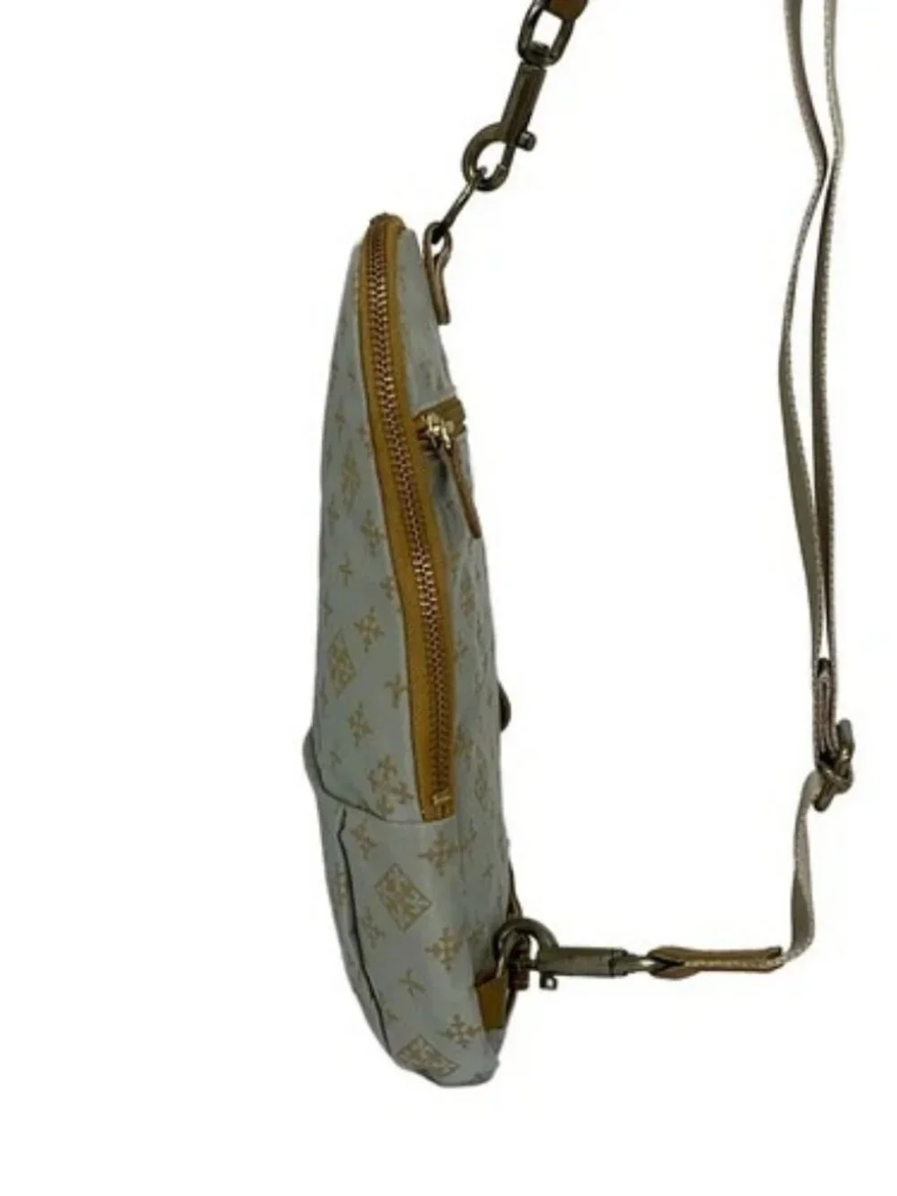russet Light gray Brown Nylon Backpack